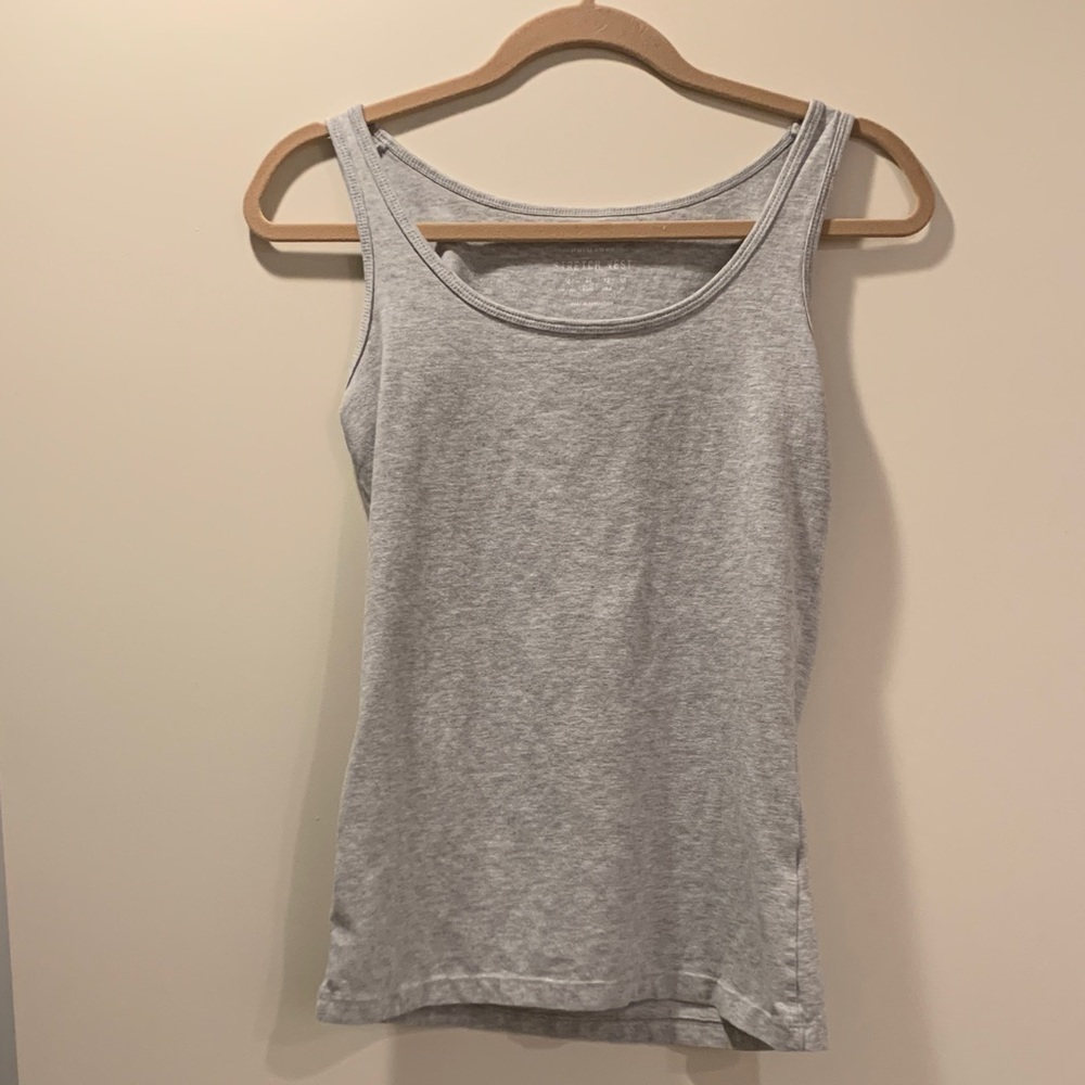 Primark Light Gray Women's Tank Top stretch vest